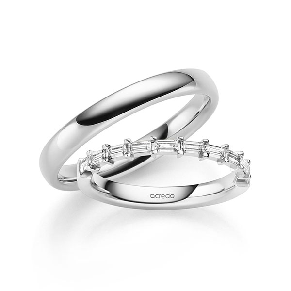 Set in Weißgold 585 mit zus. 0,5 ct. tw, vs von acredo Set in Weißgold 585 mit zus. 0,5 ct. tw, vs von acredo