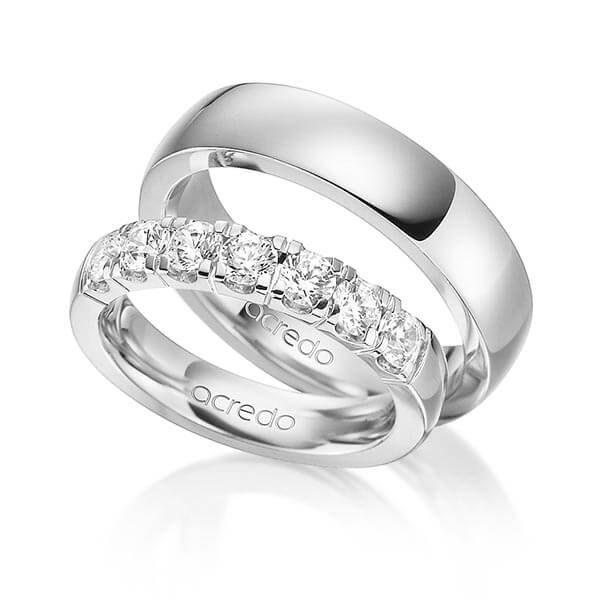Set in Weißgold 585 mit zus. 1,05 ct. Brillant tw, vs von acredo - A-1582-1 Set in Weißgold 585 mit zus. 1,05 ct. Brillant tw, vs von acredo - A-1582-1