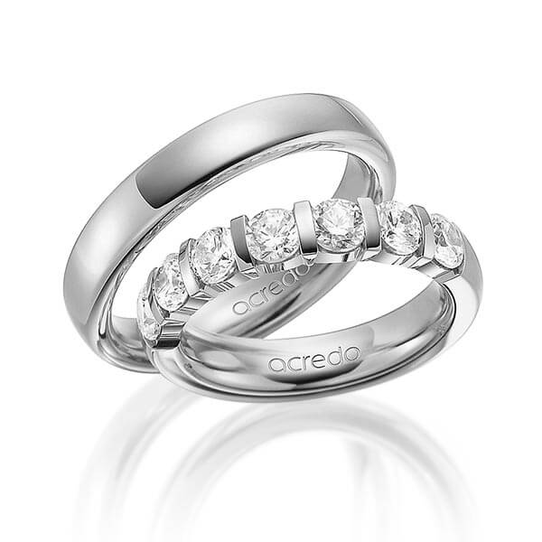 Set in Weißgold 585 mit zus. 1,75 ct. Brillant tw, vs von acredo - A-1574-1 Set in Weißgold 585 mit zus. 1,75 ct. Brillant tw, vs von acredo - A-1574-1