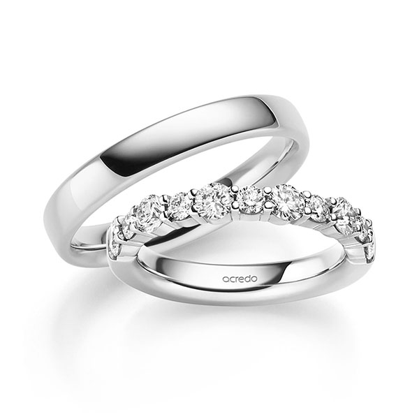 Set in Weißgold 585 mit zus. 2,31 ct. tw, si von acredo - A-2776-6 Set in Weißgold 585 mit zus. 2,31 ct. tw, si von acredo - A-2776-6