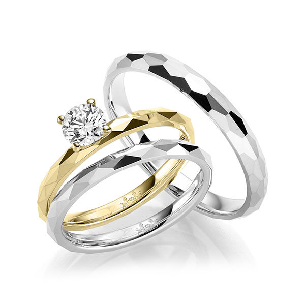 Set in witgoud 14 kt. met 0,5 ct. Briljant tw/si van Steinberg