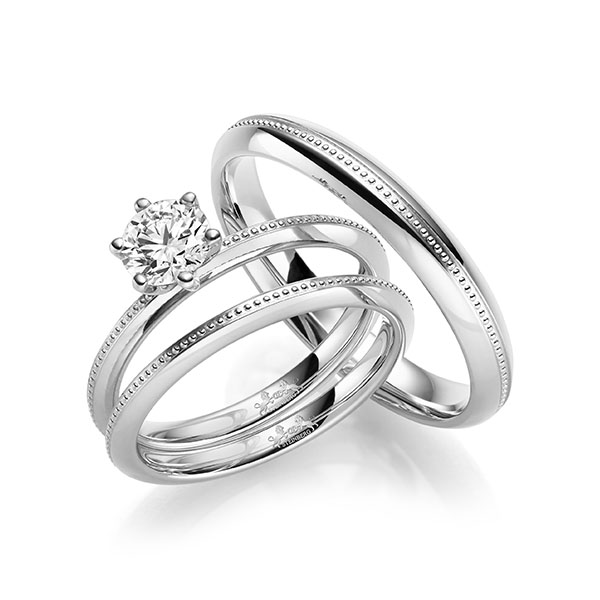Set in witgoud 14 kt. met 0,7 ct. Briljant tw/si van Steinberg