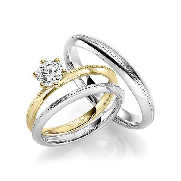 Set in witgoud 14 kt. met 0,7 ct. Briljant tw/si van Steinberg